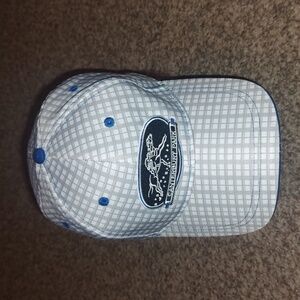 Canterbury Park Embroidered Stripped Golf Cap Hat Adjustable Gray